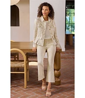 Liverpool Los Angeles Gia Glider® Stretch Twill Crop Flare Pants