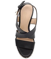 Liverpool Los Angeles Hill Leather Espadrille Wedge Sandals