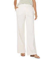 Liverpool Los Angeles Kelsey Twill Mid Rise Wide Leg Pants
