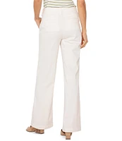 Liverpool Los Angeles Kelsey Twill Mid Rise Wide Leg Pants