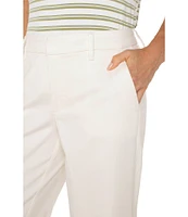 Liverpool Los Angeles Kelsey Twill Mid Rise Wide Leg Pants