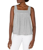 Liverpool Los Angeles Knit Square Neck Sleeveless Top