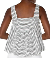 Liverpool Los Angeles Knit Square Neck Sleeveless Top