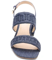 Liverpool Los Angeles Lakewood Denim Slingback Sandals