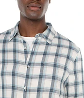 Liverpool Los Angeles Long Sleeve Button-Up Plaid Shirt