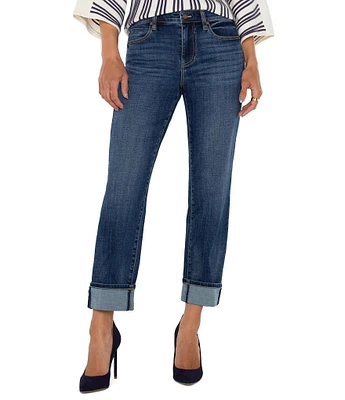 Liverpool Los Angeles Marley Girlfriend Cuffed Jeans