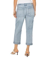 Liverpool Los Angeles Norma Mid-Rise Stretch Denim Cuffed Jeans