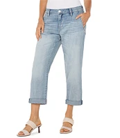 Liverpool Los Angeles Norma Mid-Rise Stretch Denim Cuffed Jeans