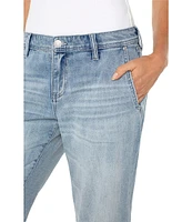 Liverpool Los Angeles Norma Mid-Rise Stretch Denim Cuffed Jeans