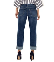 Liverpool Los Angeles Petite Size Marley Girlfriend Cuffed Jean