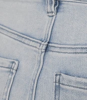 Liverpool Los Angeles Plus Size Hannah Cropped Slit-Hem Flare Jeans