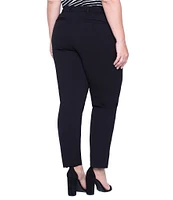 Liverpool Los Angeles Plus Size Kelsey Mid Rise Slim Leg Stretch Ponte Trouser Pants