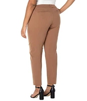 Liverpool Los Angeles Plus Size Kelsey Mid Rise Slim Leg Stretch Ponte Trouser Pants