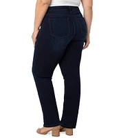 Liverpool Los Angeles Plus Size Kennedy Straight Leg Jeans