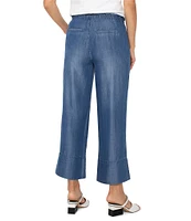 Liverpool Los Angeles Pull-On Tie Waist Wide Leg Pants