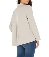Liverpool Los Angeles Textured Woven Flyaway Shirt Jacket