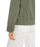 Liverpool Los Angeles Twill Point Collar Cargo Jacket