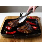 Lodge Cast Iron Blacklock 12#double; Triple Seasoned Cast Iron Grill Pan