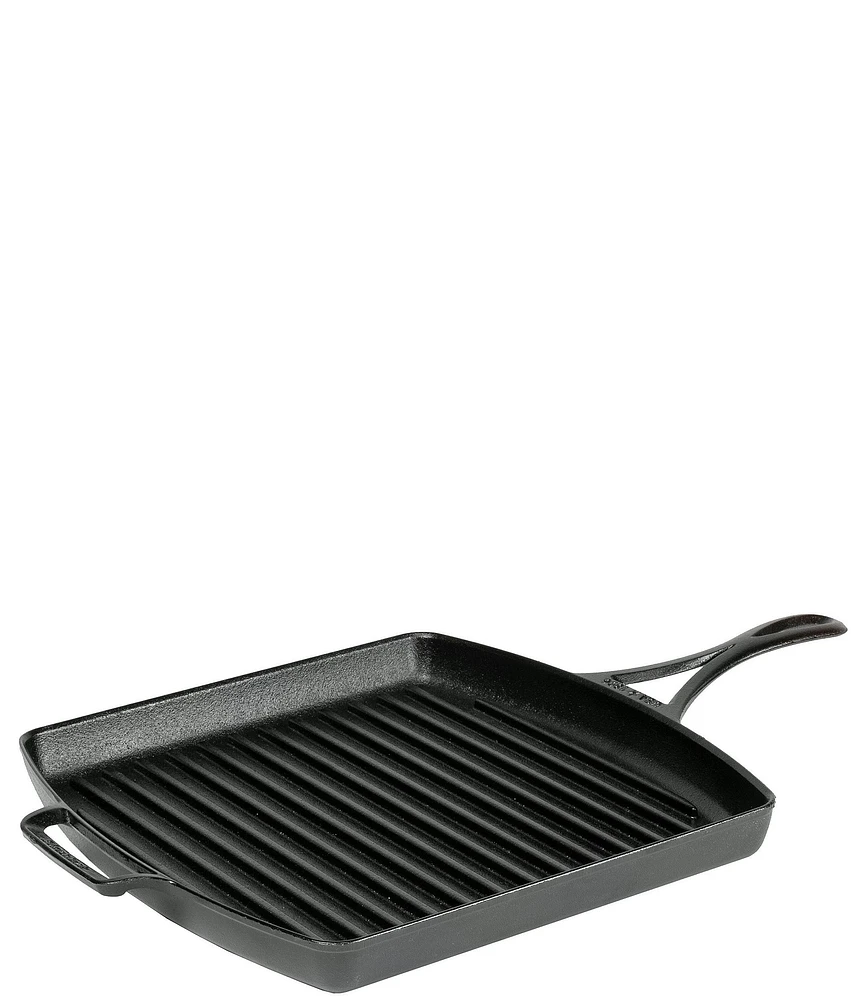 Lodge Cast Iron Blacklock 12#double; Triple Seasoned Cast Iron Grill Pan