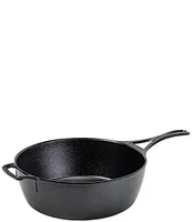 Lodge Cast Iron Blacklock 4-Quart Deep Skillet with Lid