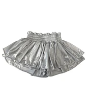 Lola + The Boys Little/Big Girls Metallic Skort