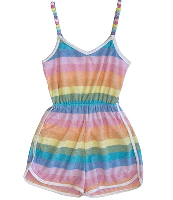 Lola + The Boys Little/Big Girls 2-12 Ombre Beaded Sleeveless Romper