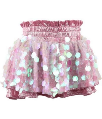 Lola + The Boys Little/Big Girls 2-12 Paillette Sequin Metallic Skort