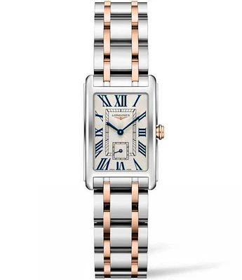 Longines Women's Dolcevita Quartz Analog Two Tone Bracelet Watch