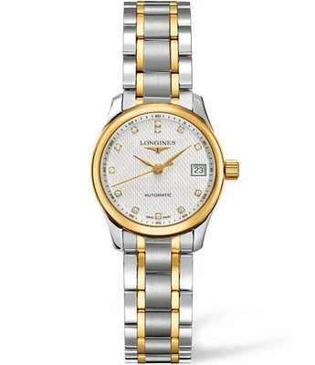 Longines Women's Master Collection Automatic Two Tone Bracelet Watch