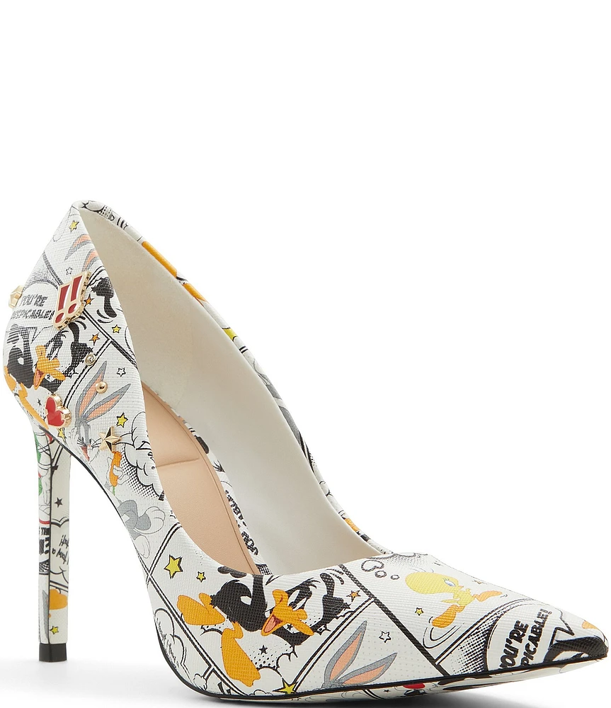 Looney Tunes™ x ALDO Stessy Printed Pointed Toe Pumps