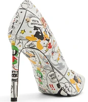 Looney Tunes™ x ALDO Stessy Printed Pointed Toe Pumps