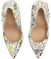 Looney Tunes™ x ALDO Stessy Printed Pointed Toe Pumps