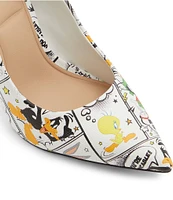 Looney Tunes™ x ALDO Stessy Printed Pointed Toe Pumps