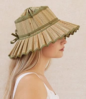 Lorna Murray Olive Grove Vienna Woven Pleated Sun Hat