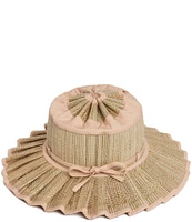 Lorna Murray Sumatra Island Vienna Weave Pleated Sun Hat
