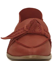 Lucky Brand Abelle Leather Knotted Bow Loafers