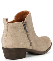 Lucky Brand Basel Suede Block Heel Booties