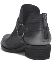 Lucky Brand Boltin Leather Harness Moto Booties