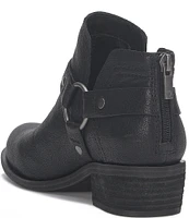 Lucky Brand Boltin Leather Harness Moto Booties