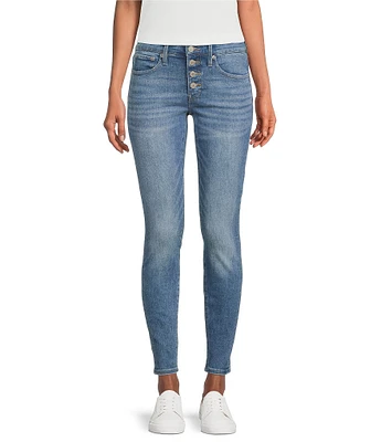 Lucky Brand Ava Button Fly Ankle Skinny Jeans