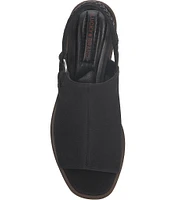 Lucky Brand Brittah Nubuck Suede Braided Slingback Sandals