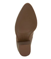 Lucky Brand Bryanna Leather Block Heel Mules