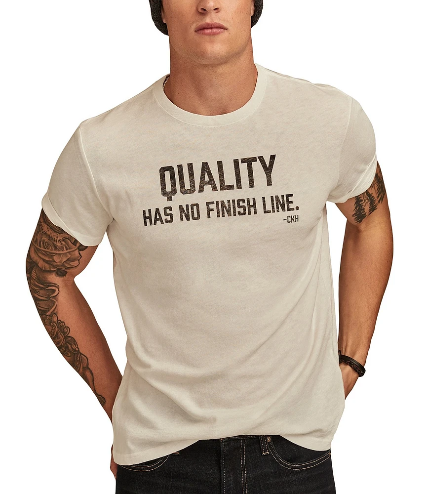 Lucky Brand Cole Hauser Quality Short Sleeve Graphic T-Shirt