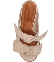 Lucky Brand Dynah Knotted Leather Sandals