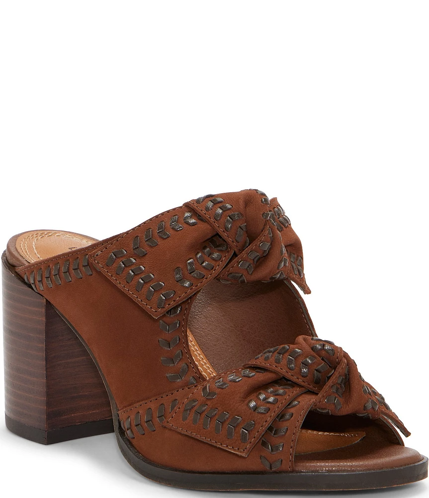 Lucky Brand Dynah Knotted Leather Sandals