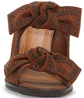 Lucky Brand Dynah Knotted Leather Sandals