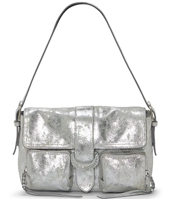 Lucky Brand Ezra Buckle Metallic Shoulder Bag