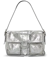 Lucky Brand Ezra Buckle Metallic Shoulder Bag