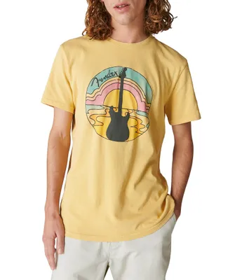 Lucky Brand Fender Sunset Short Sleeve Graphic T-Shirt