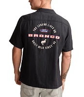 Lucky Brand Ford Mechanic Short Sleeve Shirt